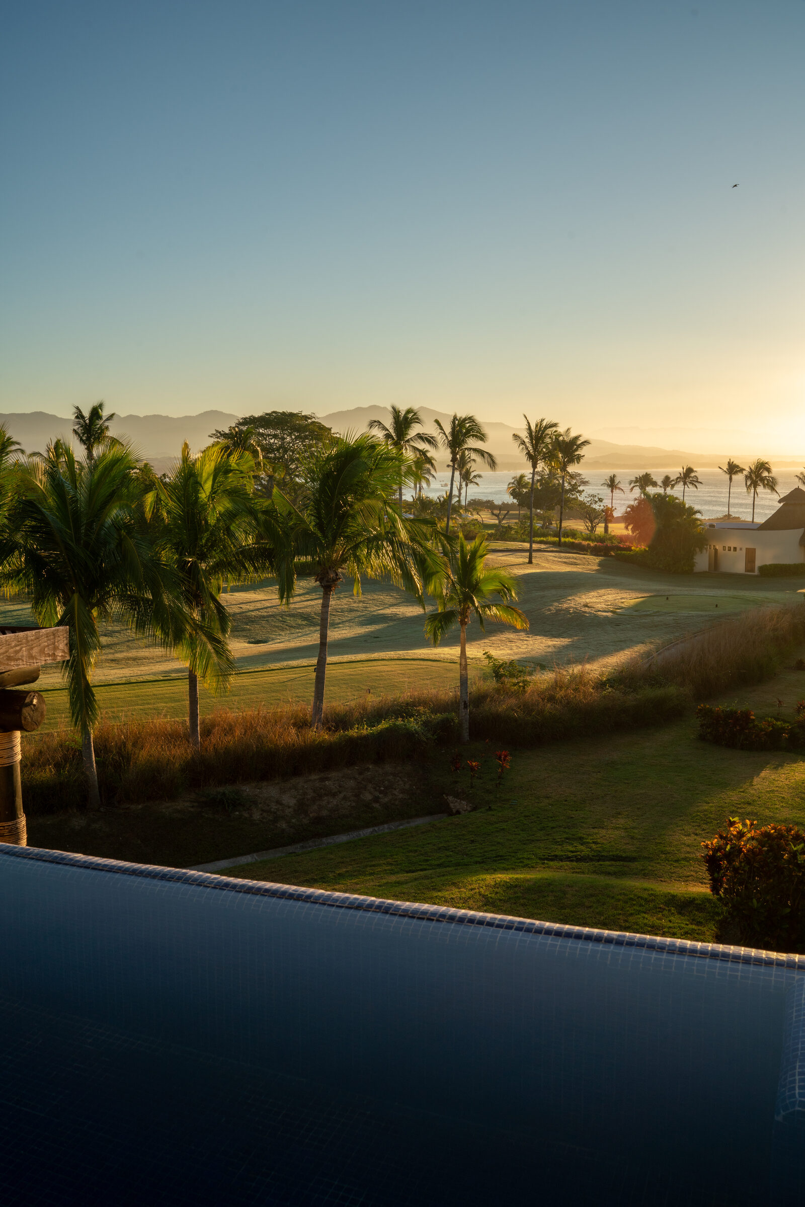 Golf course and ocean view in El Encanto, Punta Mita